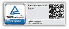 Certification faible lumière bleue